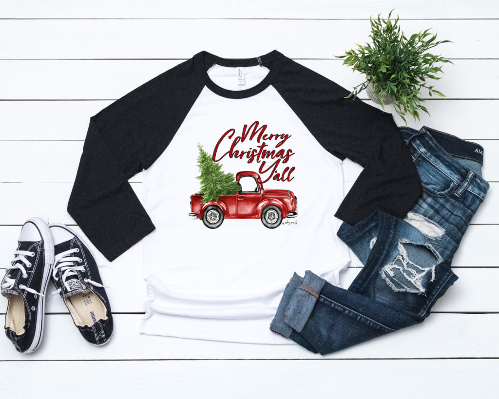 Vintage truck Christmas shirt - Swanky Marsh